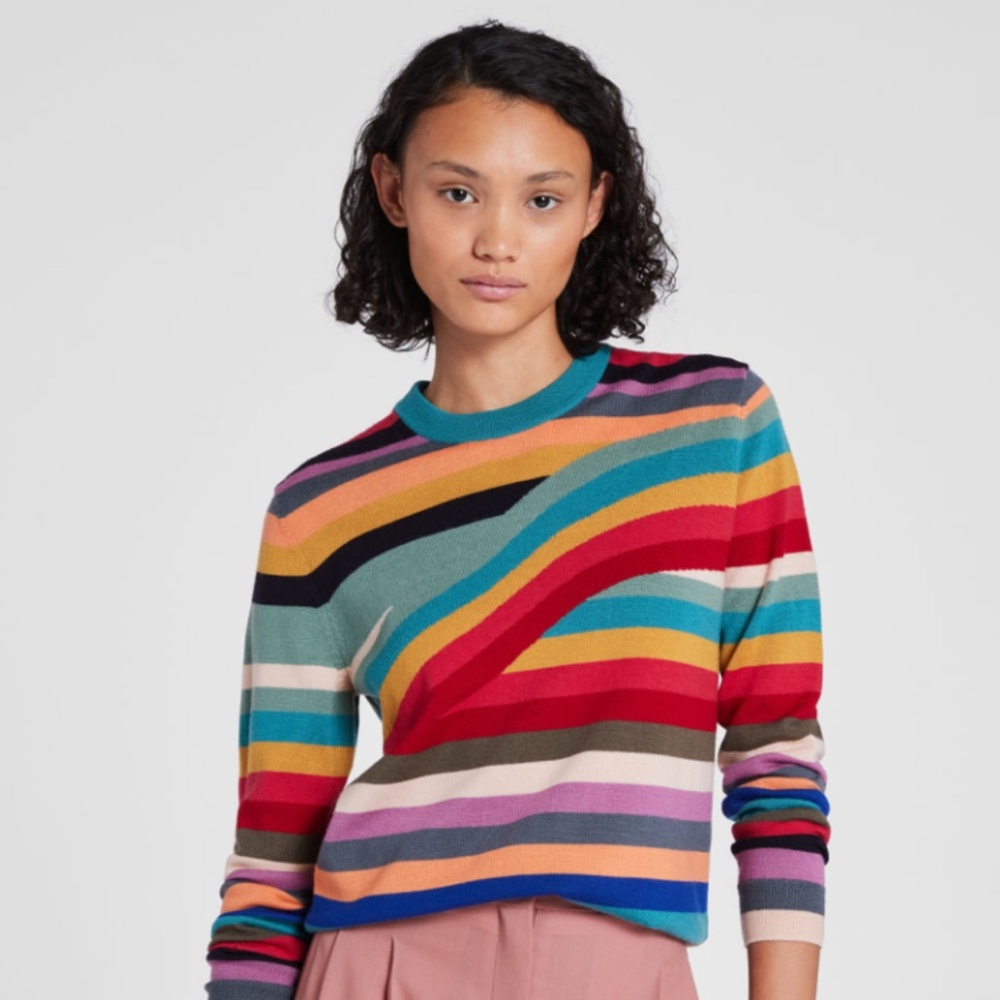 NWT Paul Smith Swirl Sweater (Merino Wool)